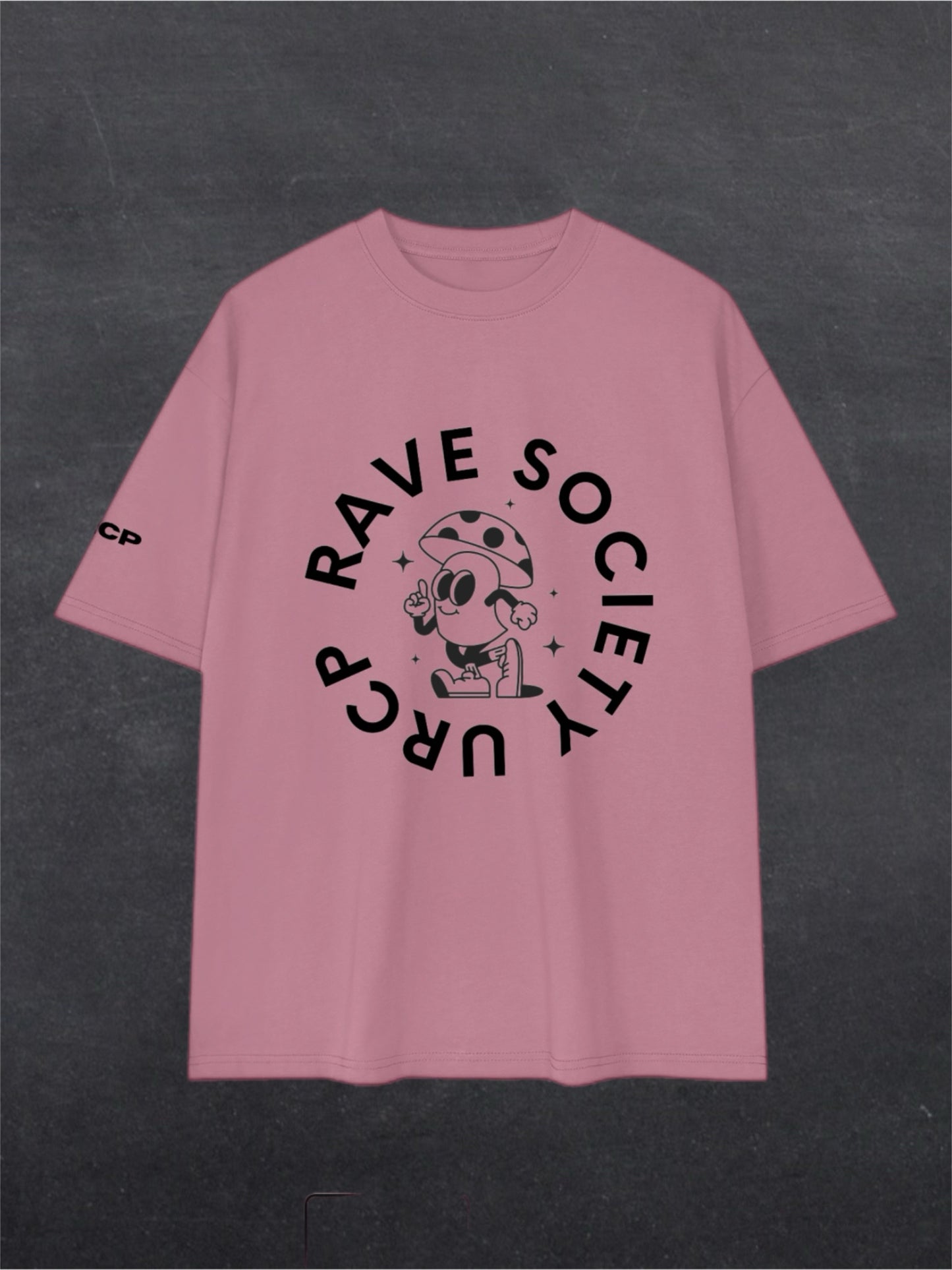 URCP MUSHROOM UNISEX TEE - FRONT PRINT (multiple colours)