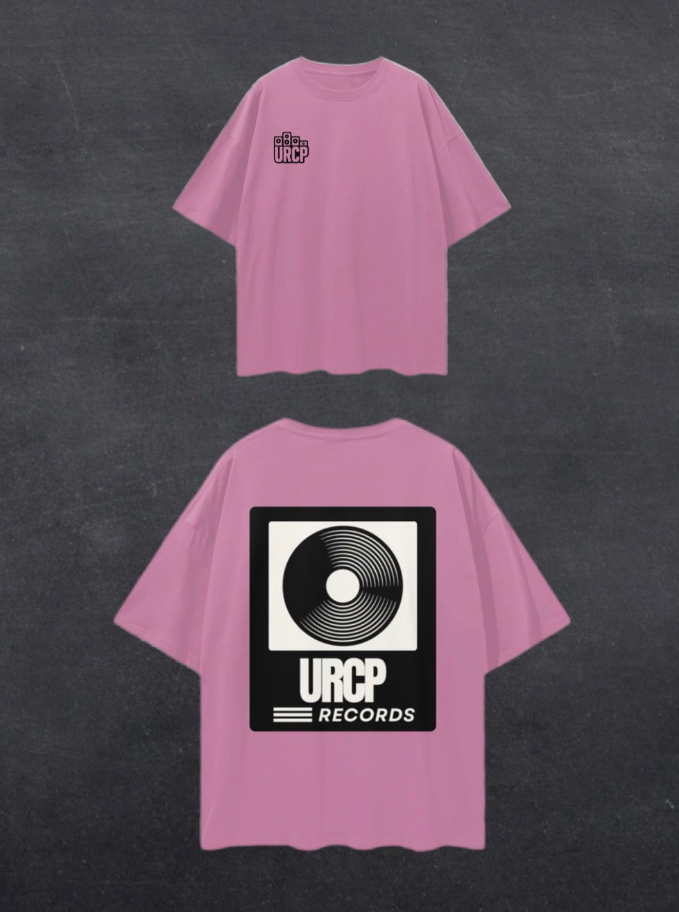 URCP RECORDS UNISEX TEE - BACK PRINT (multiple colours)