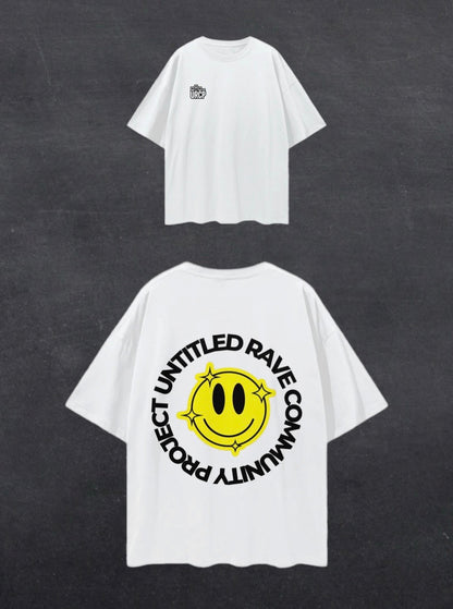 URCP SMILEY UNISEX TEE - BACK PRINT (multiple colours)