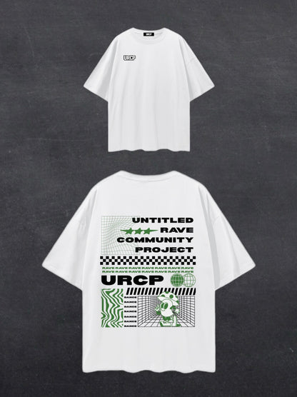URCP UNISEX POSTER TEE - BACK PRINT (green)