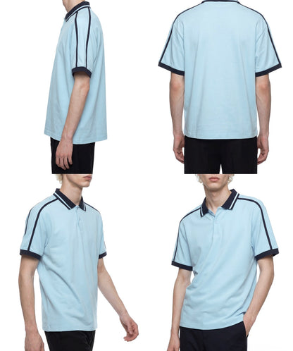 URCP LOGO UNISEX STRIPPED POLO (multiple colours)