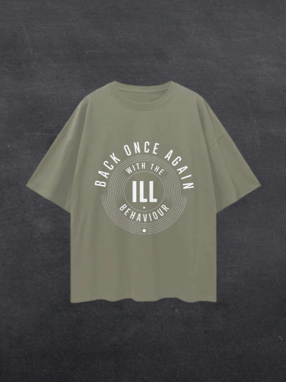 BACK ONCE AGAIN UNISEX TEE - FRONT PRINT (multiple colours)