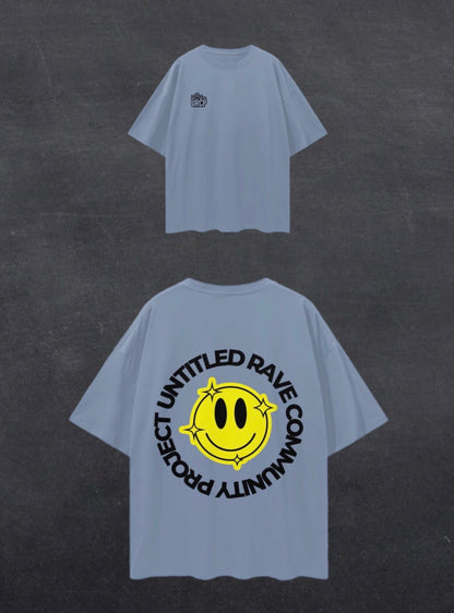 URCP SMILEY UNISEX TEE - BACK PRINT (multiple colours)