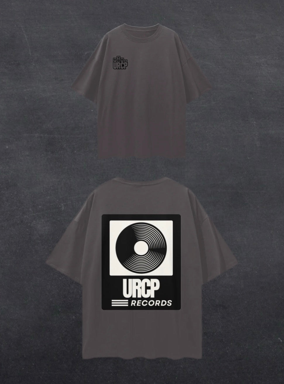 URCP RECORDS UNISEX TEE - BACK PRINT (multiple colours)