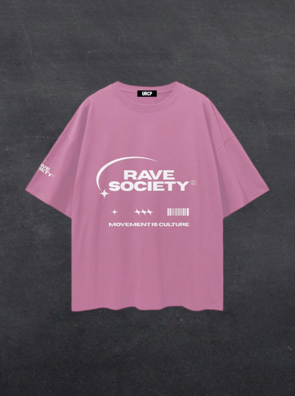 RAVE SOCIETY UNISEX TEE - FRONT PRINT (multiple colours)