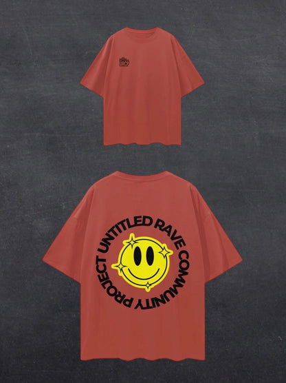 URCP SMILEY UNISEX TEE - BACK PRINT (multiple colours)