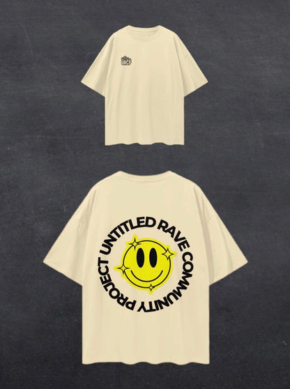URCP SMILEY UNISEX TEE - BACK PRINT (multiple colours)
