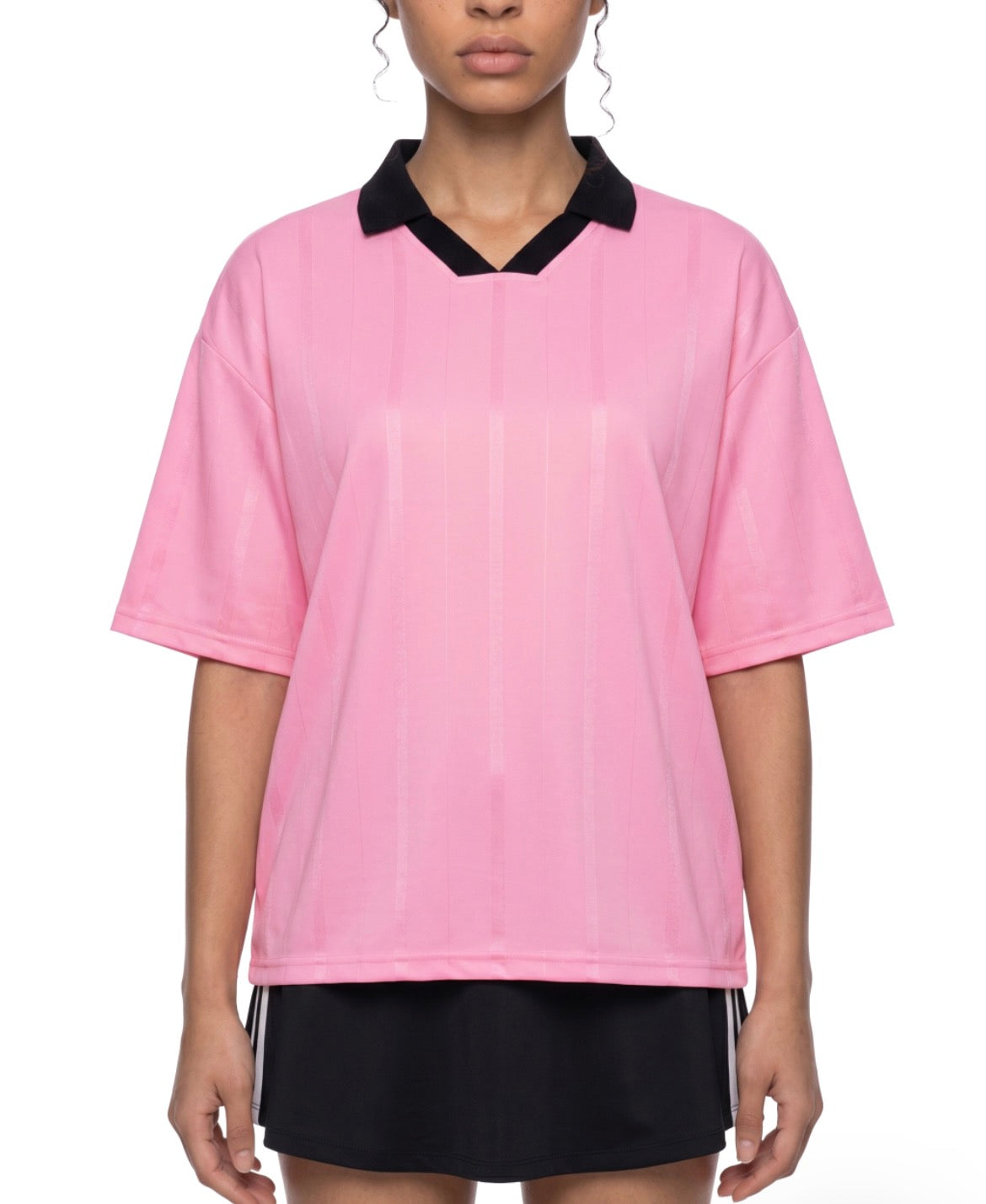 URCP 10 UNISEX POLO JERSEY (pink/white)