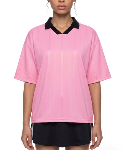 URCP 10 UNISEX POLO JERSEY (pink/white)