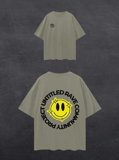 URCP SMILEY UNISEX TEE - BACK PRINT (multiple colours)