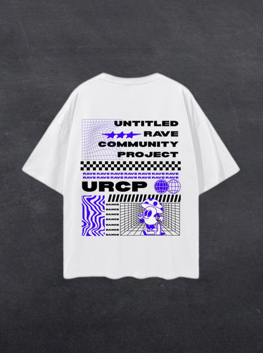 URCP UNISEX POSTER TEE - BACK PRINT (blue)