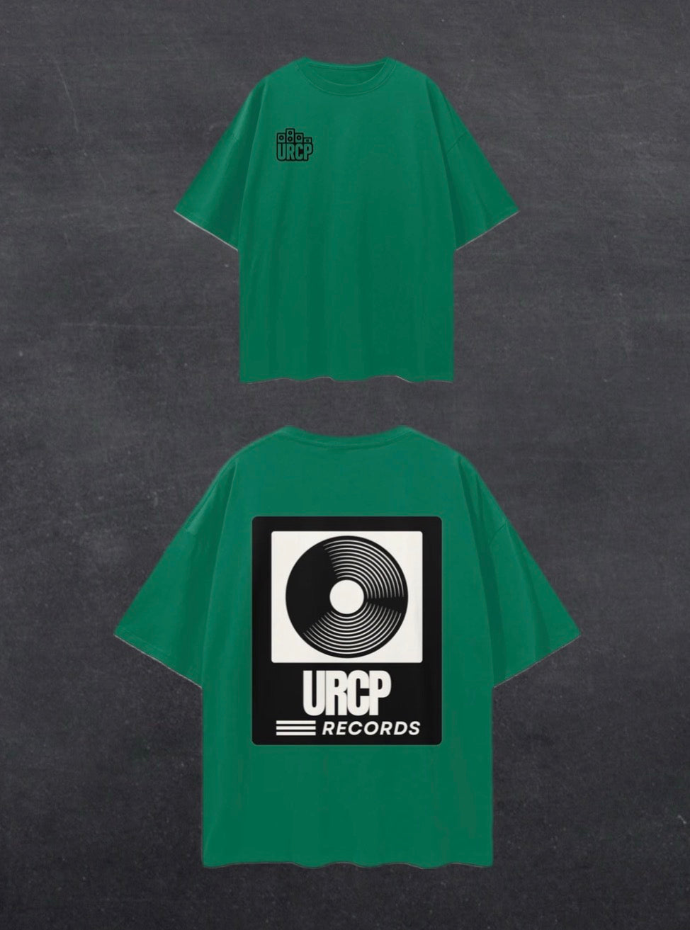URCP RECORDS UNISEX TEE - BACK PRINT (multiple colours)