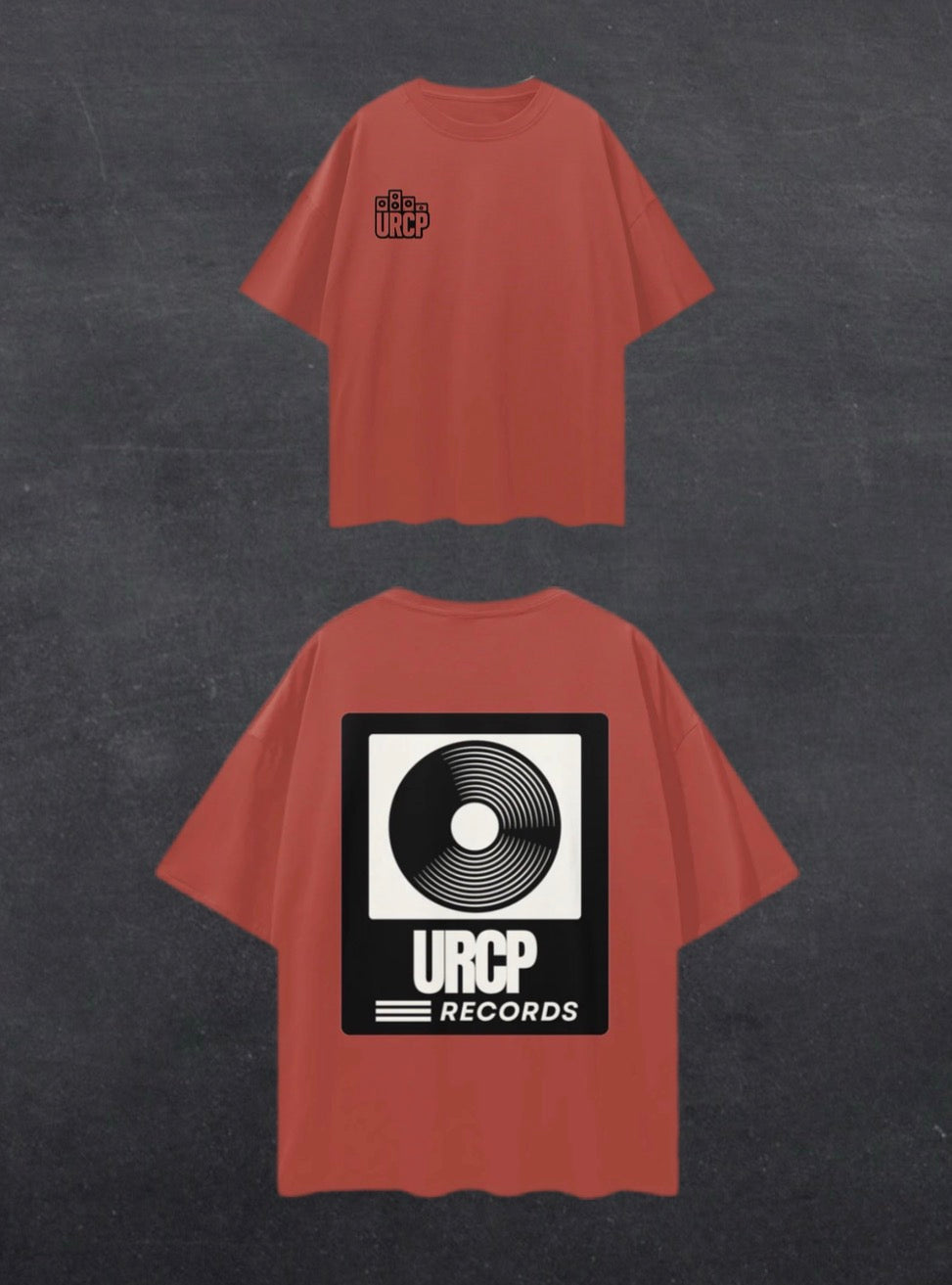 URCP RECORDS UNISEX TEE - BACK PRINT (multiple colours)