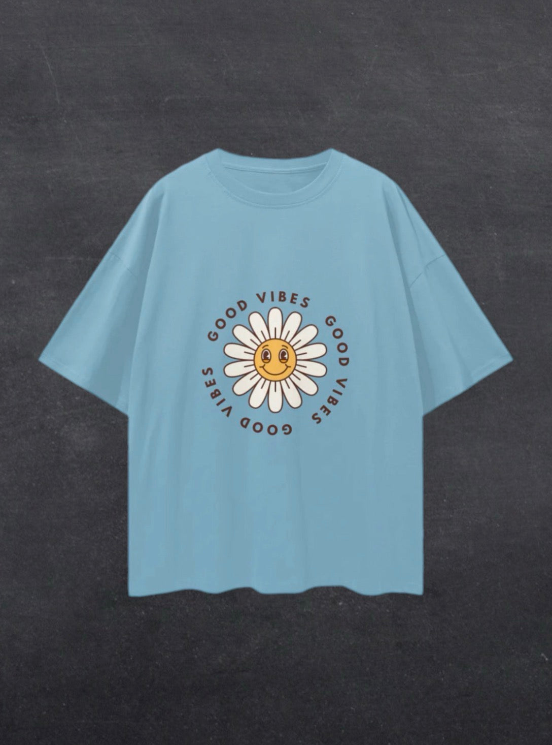 GOOD VIBES UNISEX TEE - FRONT PRINT (multiple colours)