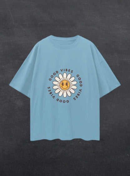 GOOD VIBES UNISEX TEE - FRONT PRINT (multiple colours)