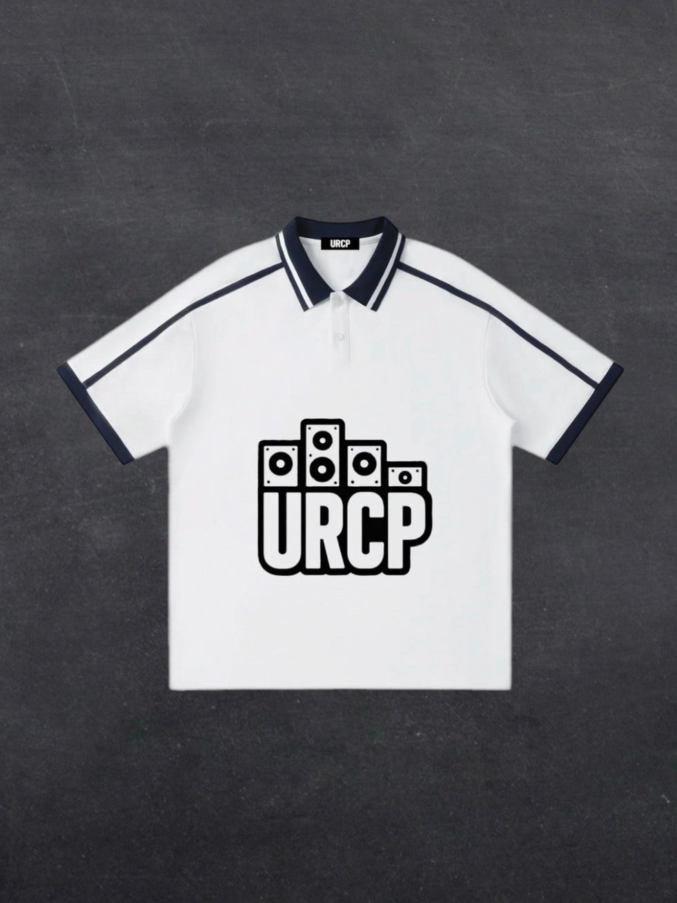 URCP LOGO UNISEX STRIPPED POLO (multiple colours)