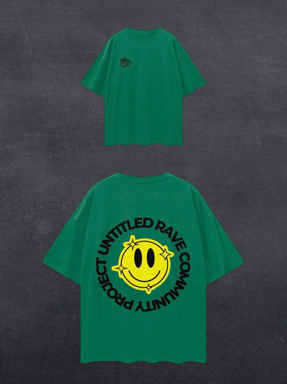 URCP SMILEY UNISEX TEE - BACK PRINT (multiple colours)