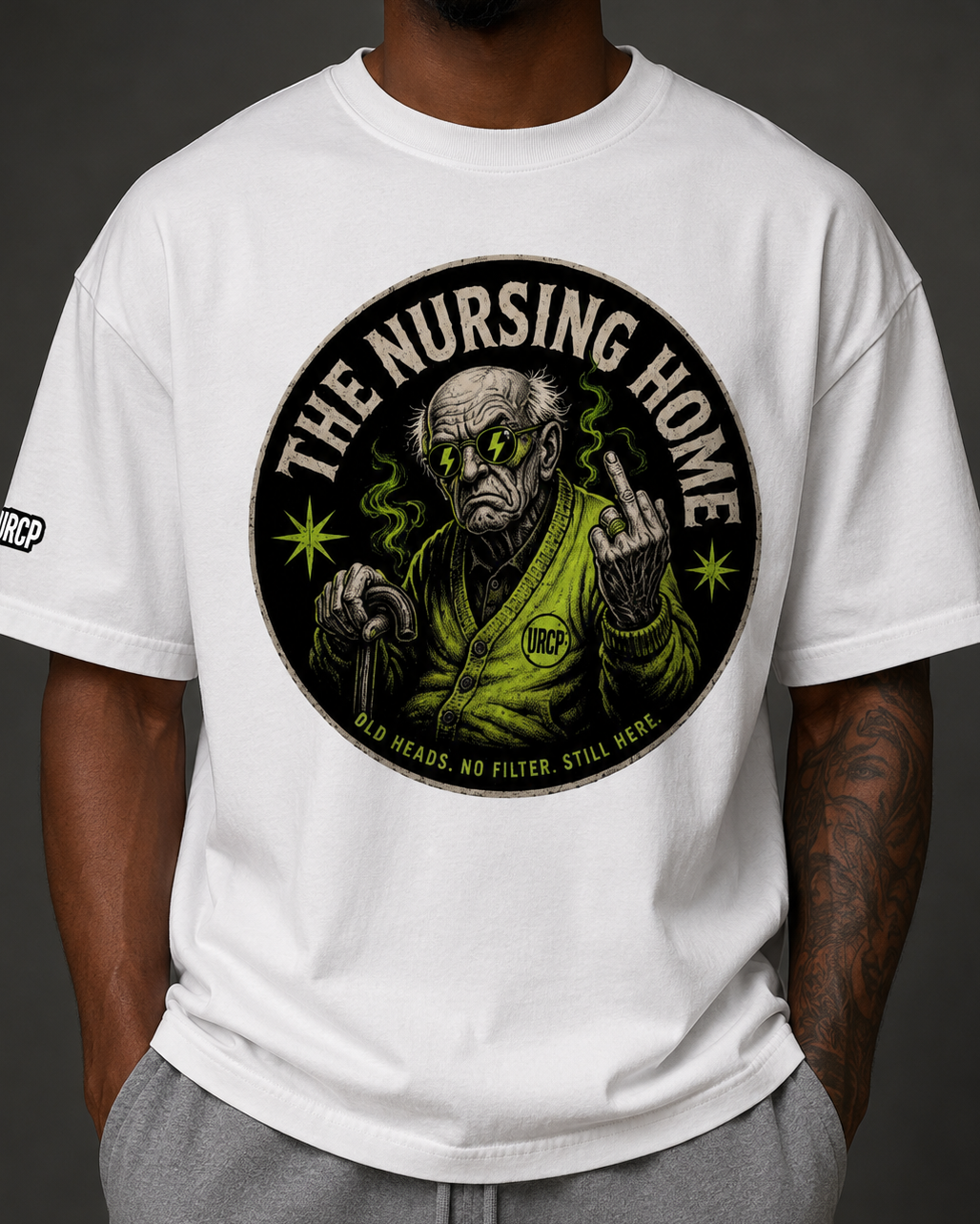 URCP THE NURSING HOME UNISEX TEE (front design)