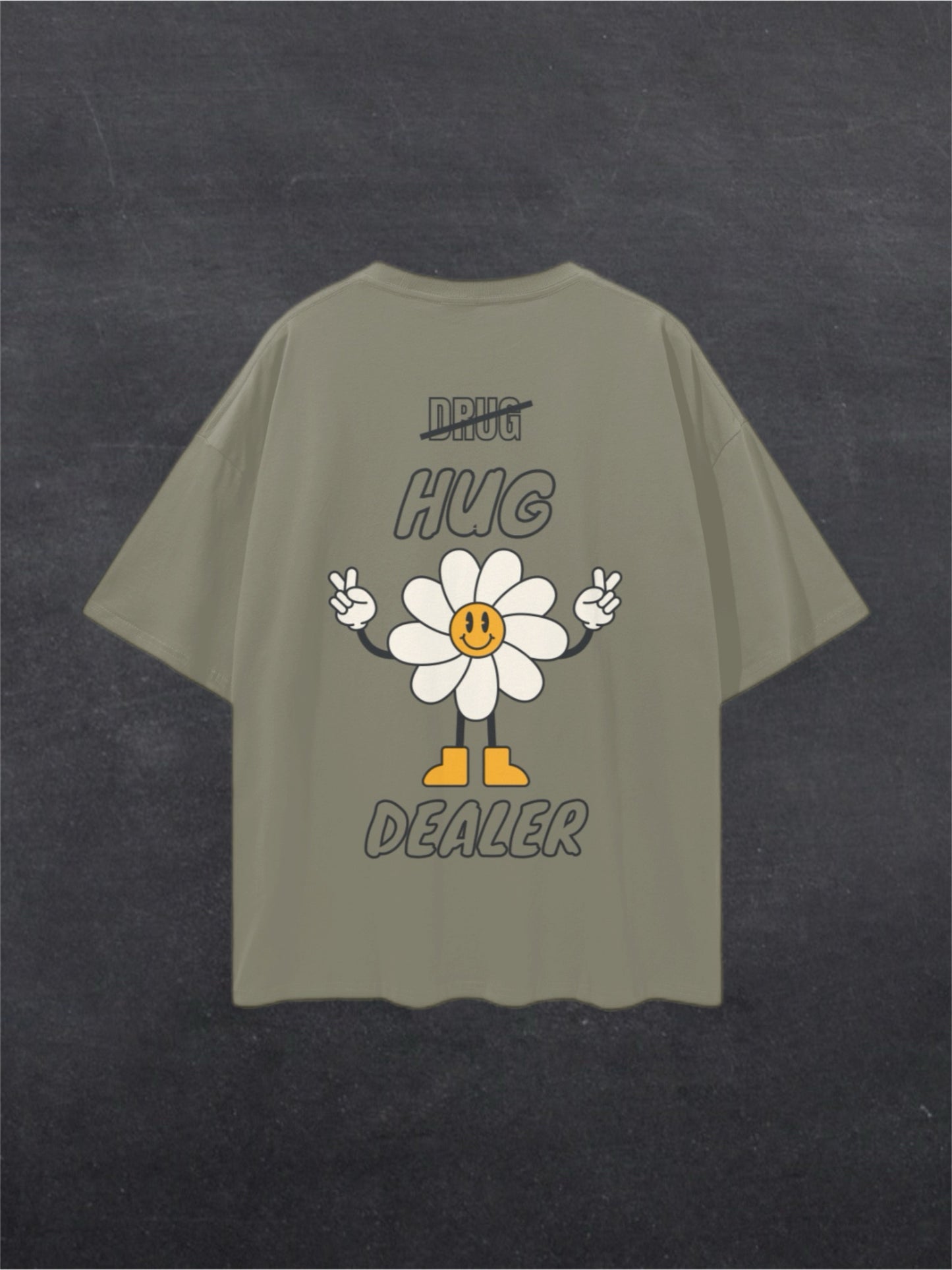 HUG DEALER UNISEX TEE - BACK PRINT (multiple colours)