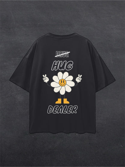 HUG DEALER UNISEX TEE - BACK PRINT (dark colours)