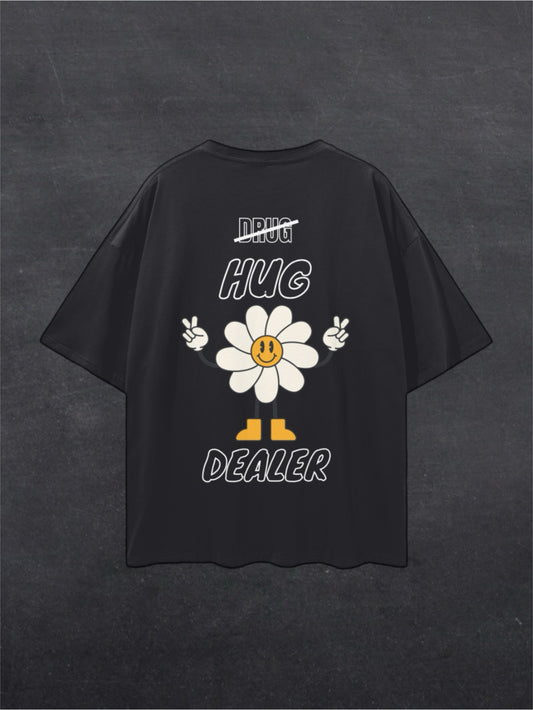 HUG DEALER UNISEX TEE - BACK PRINT (dark colours)