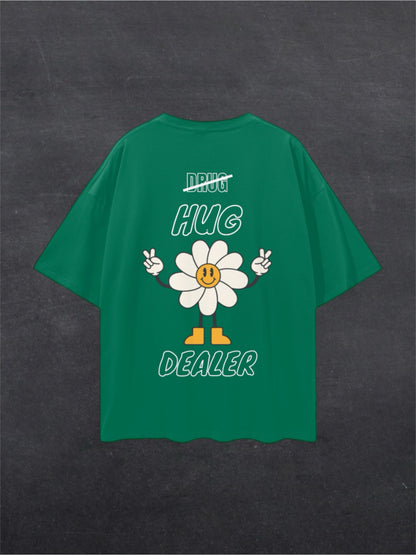 HUG DEALER UNISEX TEE - BACK PRINT (dark colours)