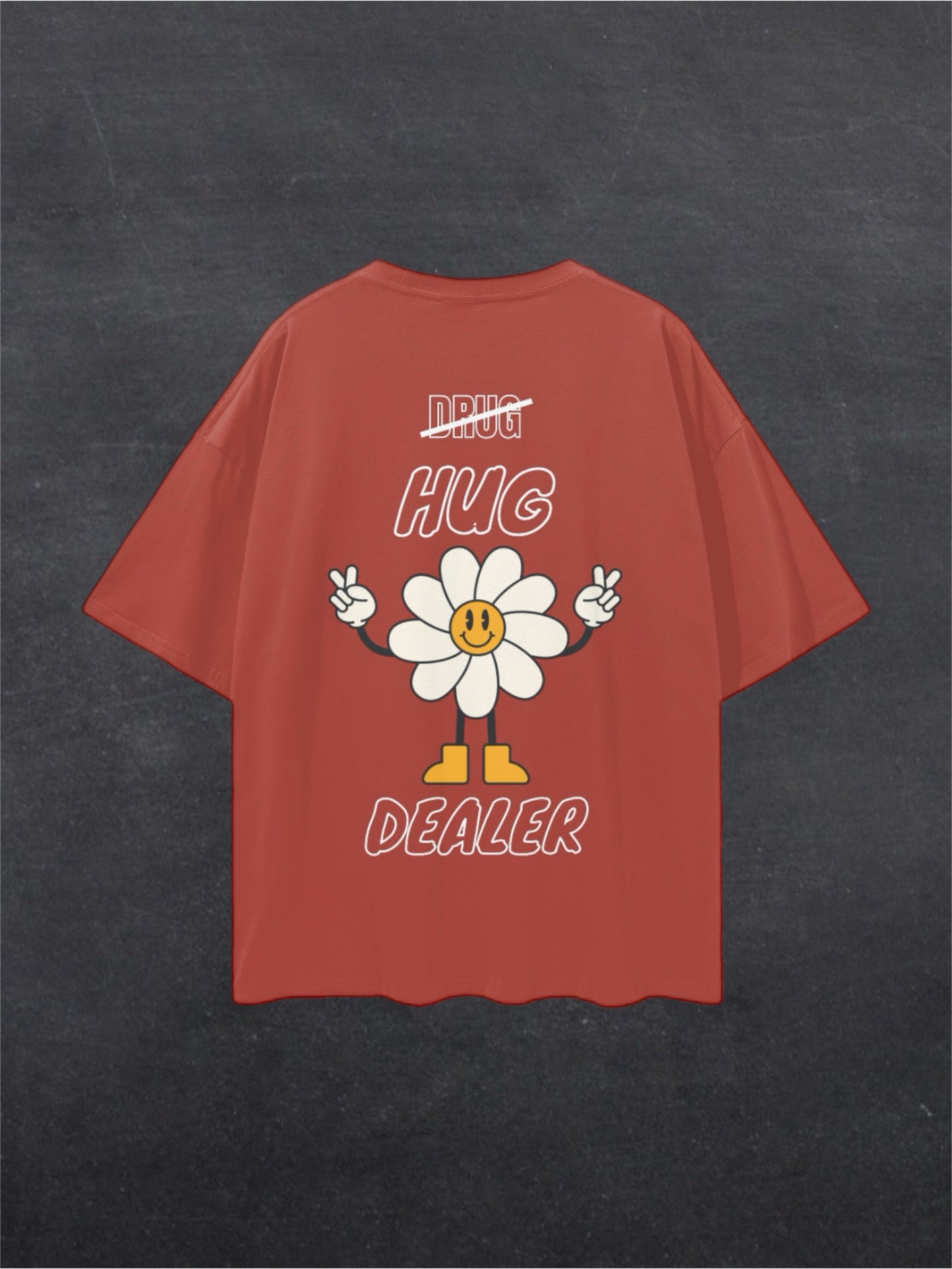 HUG DEALER UNISEX TEE - BACK PRINT (dark colours)