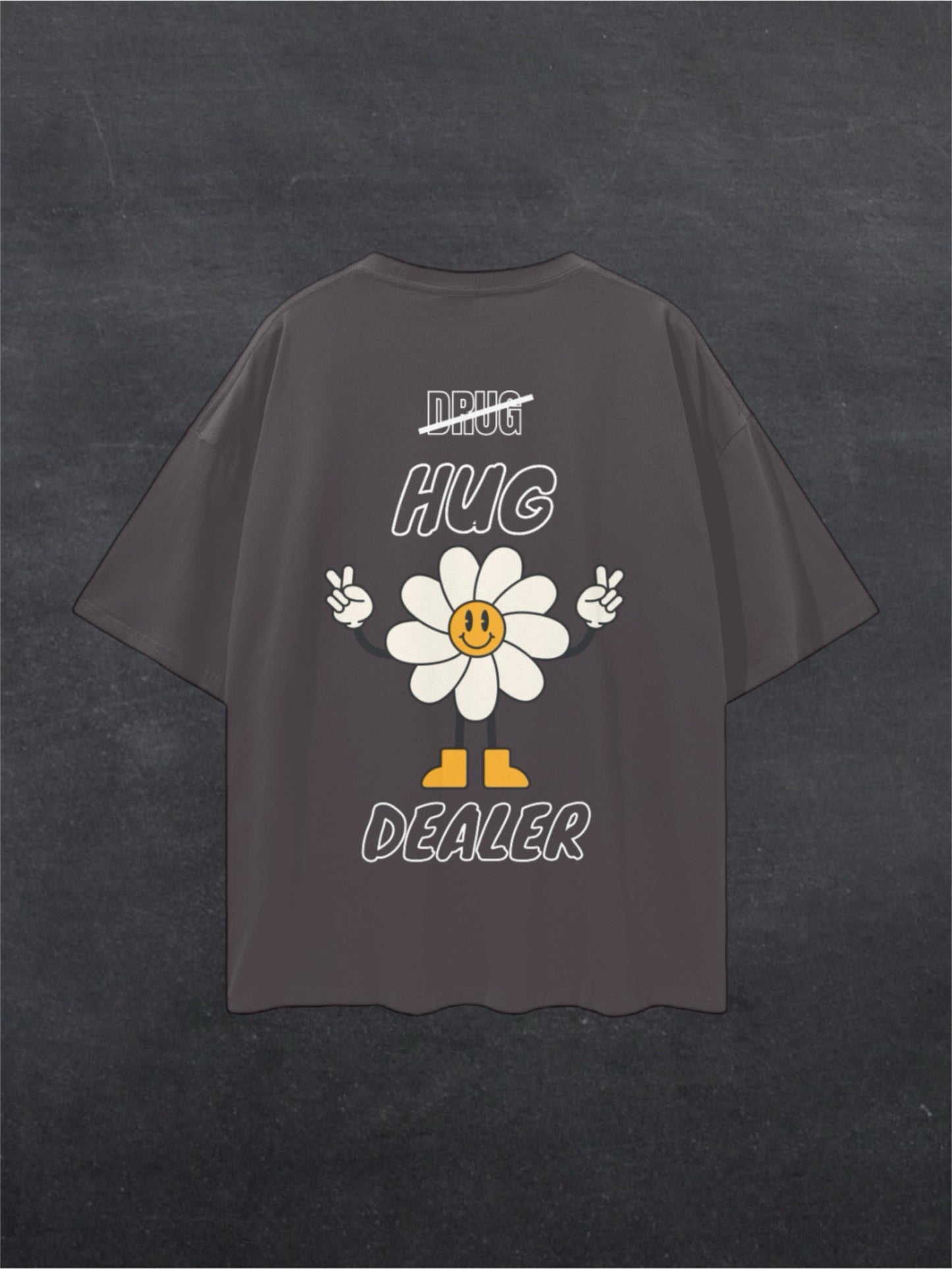 HUG DEALER UNISEX TEE - BACK PRINT (dark colours)