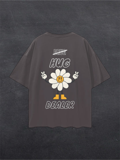HUG DEALER UNISEX TEE - BACK PRINT (dark colours)
