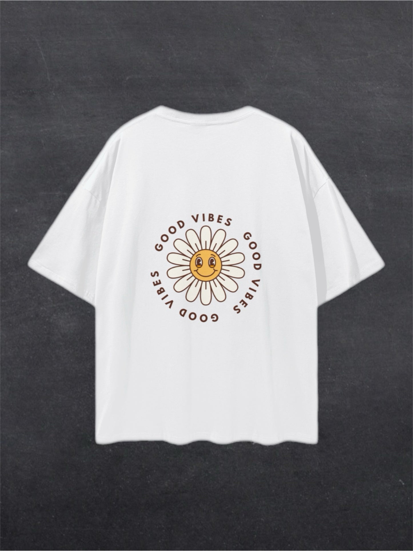 GOOD VIBES UNISEX TEE - BACK PRINT (multiple colours)