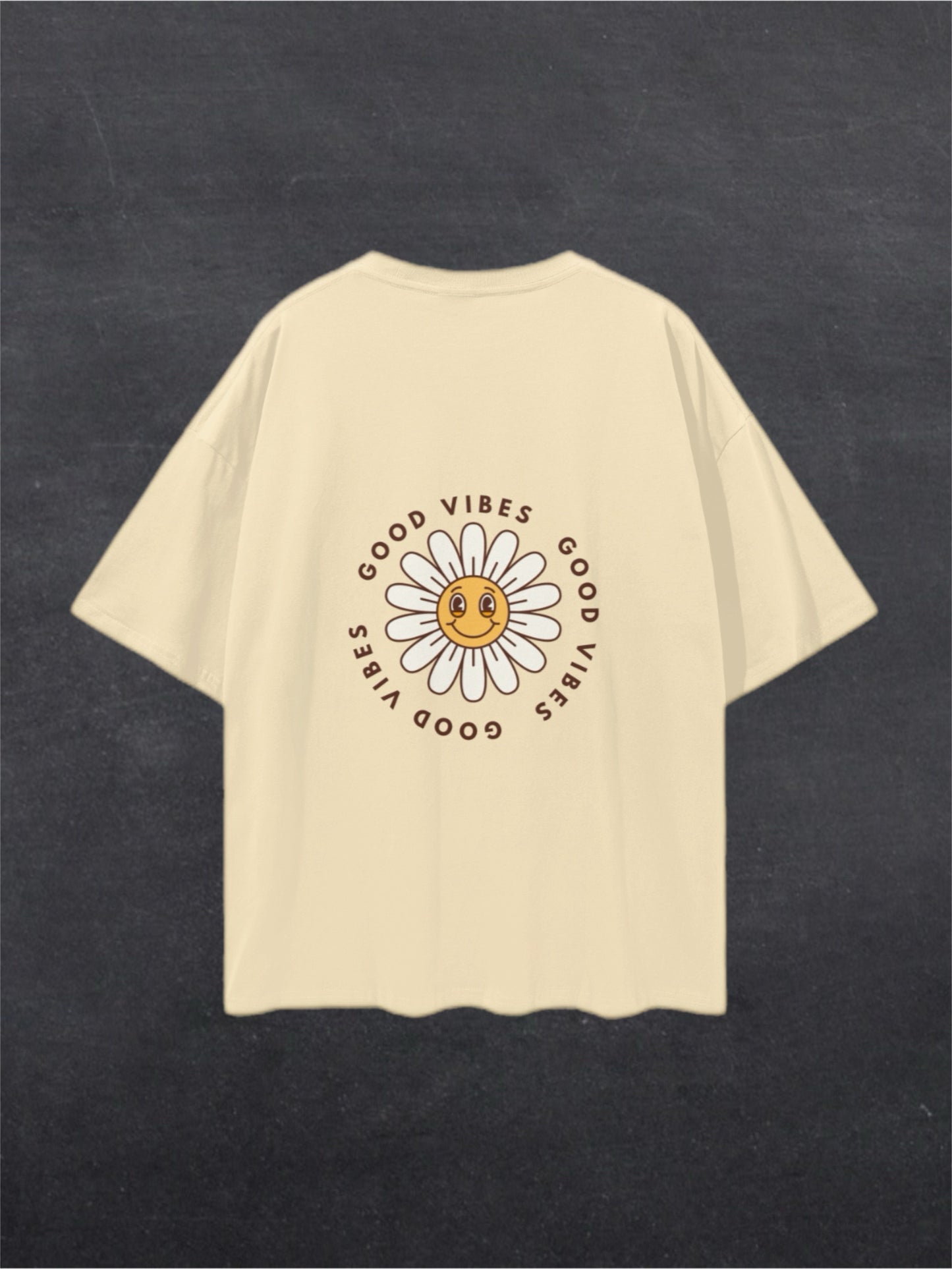 GOOD VIBES UNISEX TEE - BACK PRINT (multiple colours)