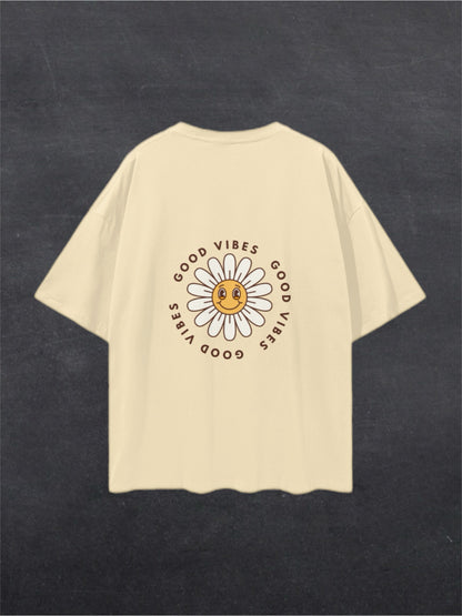 GOOD VIBES UNISEX TEE - BACK PRINT (multiple colours)