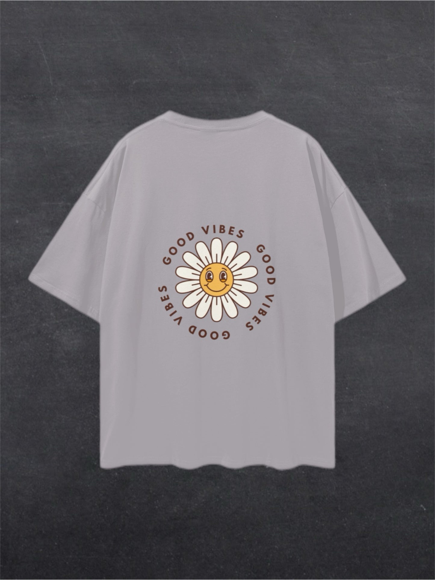 GOOD VIBES UNISEX TEE - BACK PRINT (multiple colours)