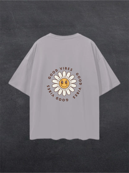 GOOD VIBES UNISEX TEE - BACK PRINT (multiple colours)