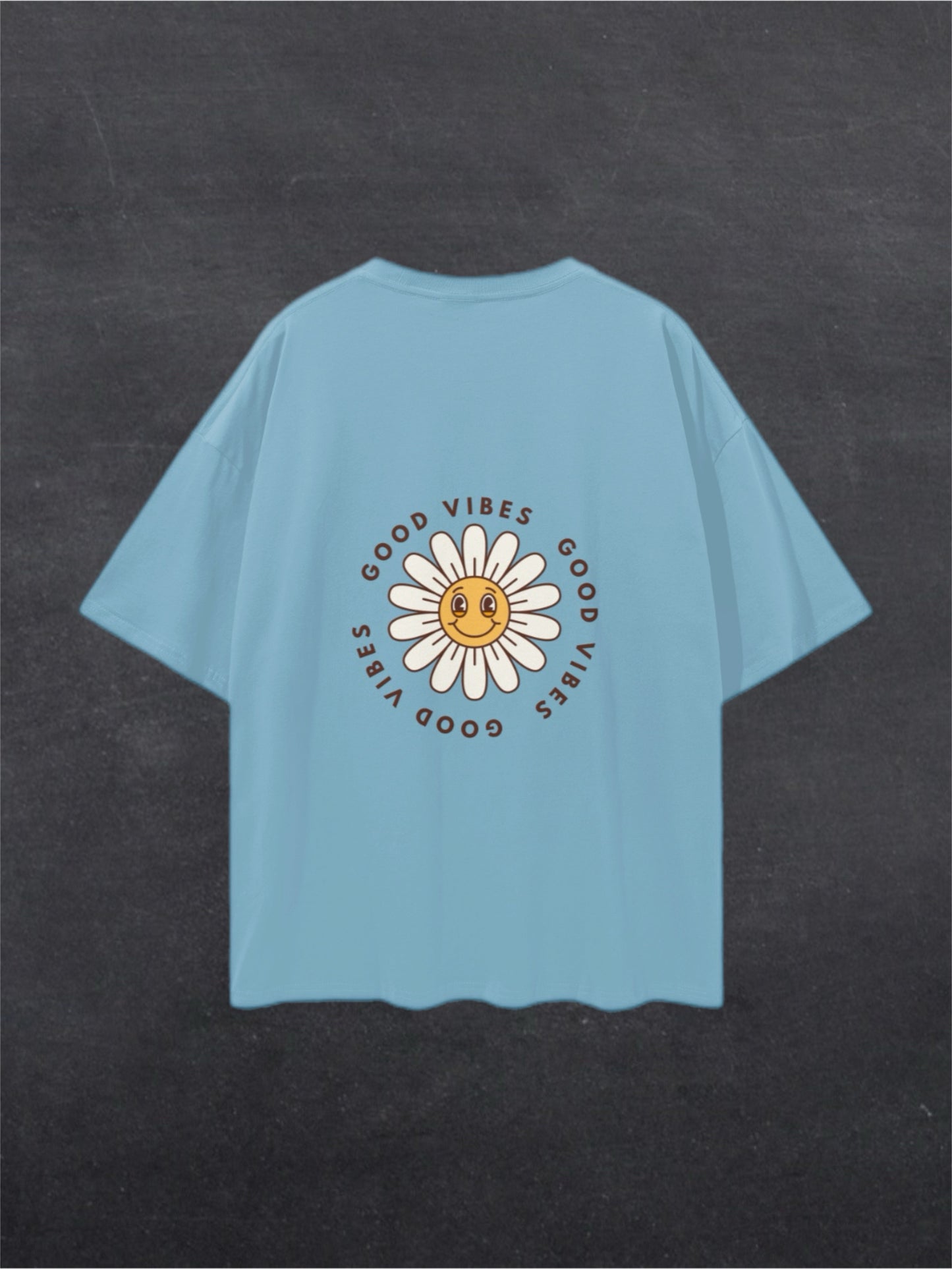 GOOD VIBES UNISEX TEE - BACK PRINT (multiple colours)