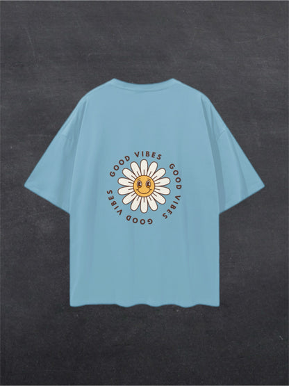GOOD VIBES UNISEX TEE - BACK PRINT (multiple colours)