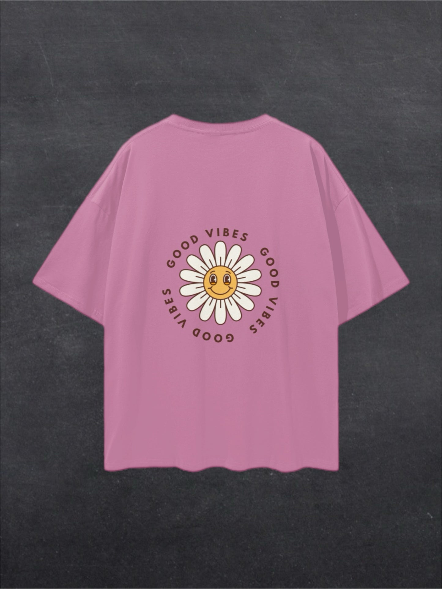 GOOD VIBES UNISEX TEE - BACK PRINT (multiple colours)