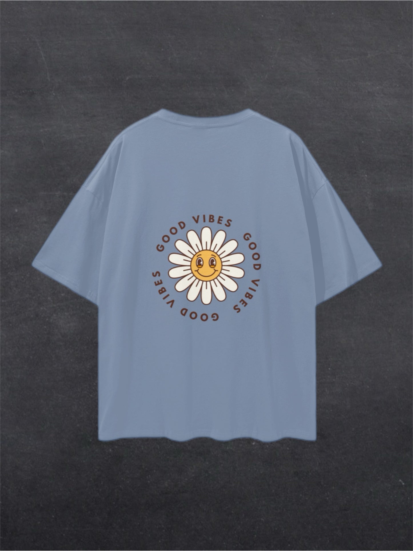 GOOD VIBES UNISEX TEE - BACK PRINT (multiple colours)