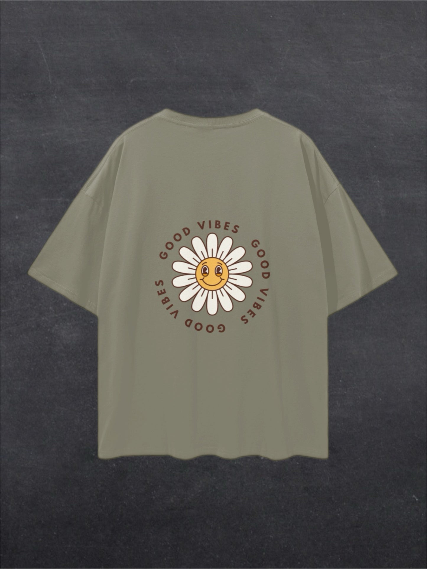 GOOD VIBES UNISEX TEE - BACK PRINT (multiple colours)