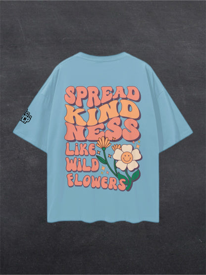 SPREAD KINDNESS UNISEX TEE - BACK PRINT (multiple colours)