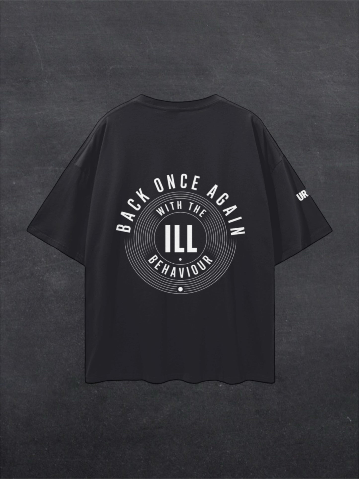 BACK ONCE AGAIN UNISEX TEE - BACK PRINT (multiple colours)
