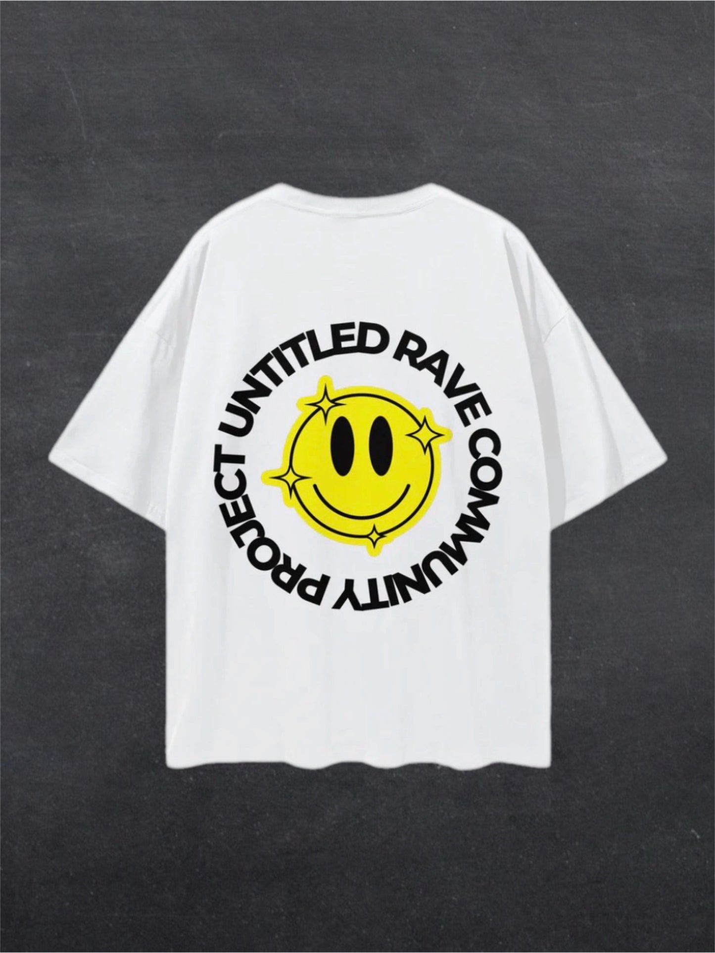 URCP SMILEY UNISEX TEE - BACK PRINT (multiple colours)