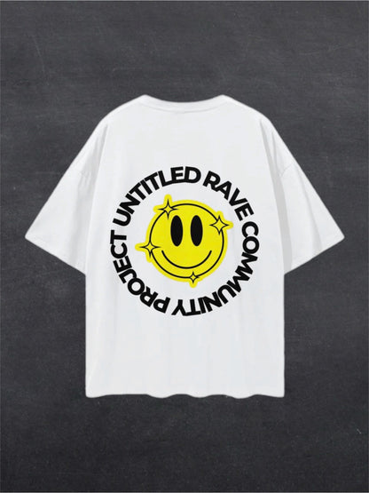 URCP SMILEY UNISEX TEE - BACK PRINT (multiple colours)