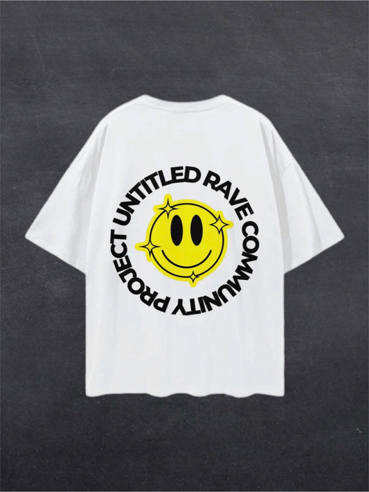 URCP SMILEY UNISEX TEE - BACK PRINT (multiple colours)