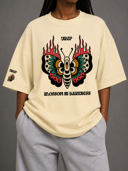 BLOSSOM IN DARKNESS UNISEX TEE (front design)