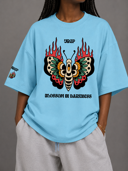BLOSSOM IN DARKNESS UNISEX TEE (front design)