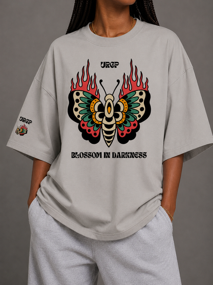 BLOSSOM IN DARKNESS UNISEX TEE (front design)