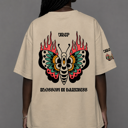 BLOSSOM IN DARKNESS UNISEX TEE (back design)