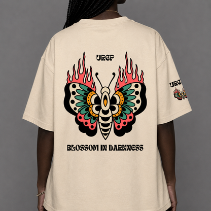 BLOSSOM IN DARKNESS UNISEX TEE (back design)