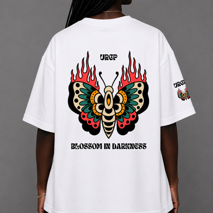 BLOSSOM IN DARKNESS UNISEX TEE (back design)